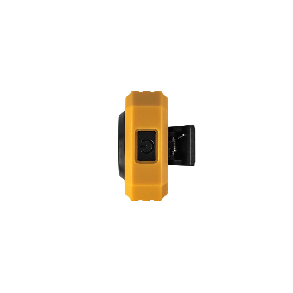Technik LED ficklampa W20 COB 250 lumen, drivs av 3xAAA, vit plastkropp, IPX2 med magnet och klämma