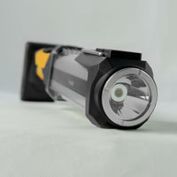 Technik LED Ficklampa W50 COB+XPG 1000 lumen Vit IP55 med USB Type-C uppladdningsbart batteri och Powerbank