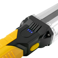 Technik LED Ficklampa W50 COB+XPG 1000 lumen Vit IP55 med USB Type-C uppladdningsbart batteri och Powerbank