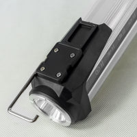 Technik LED Ficklampa W50 COB+XPG 1000 lumen Vit IP55 med USB Type-C uppladdningsbart batteri och Powerbank