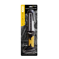 Technik LED Ficklampa W50 COB+XPG 1000 lumen Vit IP55 med USB Type-C uppladdningsbart batteri och Powerbank