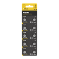 Technik Platinum AG11 LR58 362 1.5V alkaliskt knappcellsbatteri 10-pack för klockor och småelektronik