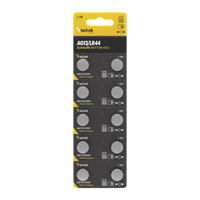 Technik Platinum Alkaline AG13 LR44 A76 357 Button Cell Battery 1.5V 155mAh B10 Pack of 10