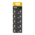 Technik Platinum alkaline button cell 1.5V AG7 LR57 371 SR920W, 10 pack reliable knoopcelbatterij