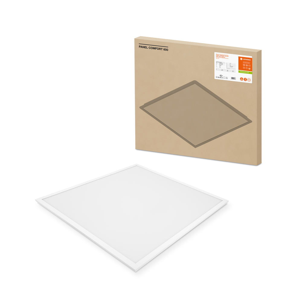 Tsong LED panel 33W 4320 lumen 4000K 230V IP20 CRI 80 aluminium vit 60x60cm comfort-serien