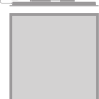 Tsong LED panel 33W 4320 lumen 4000K 230V IP20 CRI 80 aluminium vit 60x60cm comfort-serien