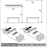 Tsong LED Panel 60x60cm 33W 3000K 1521 lumen IP20 CRI 80 Aluminium Matt Guld CE RoHS