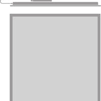 Ledvance LED Panel Compact 33W 3630 lumens 3000K 220-240V IP20 CRI 80 Aluminium White 60x60cm CE RoHS