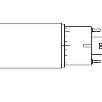 Tsong LED PLC Dulux D/E G24Q-3 Lampa 10.5W 1521 lumen 3000K Varmvit 220-240V Philips Chip IP20