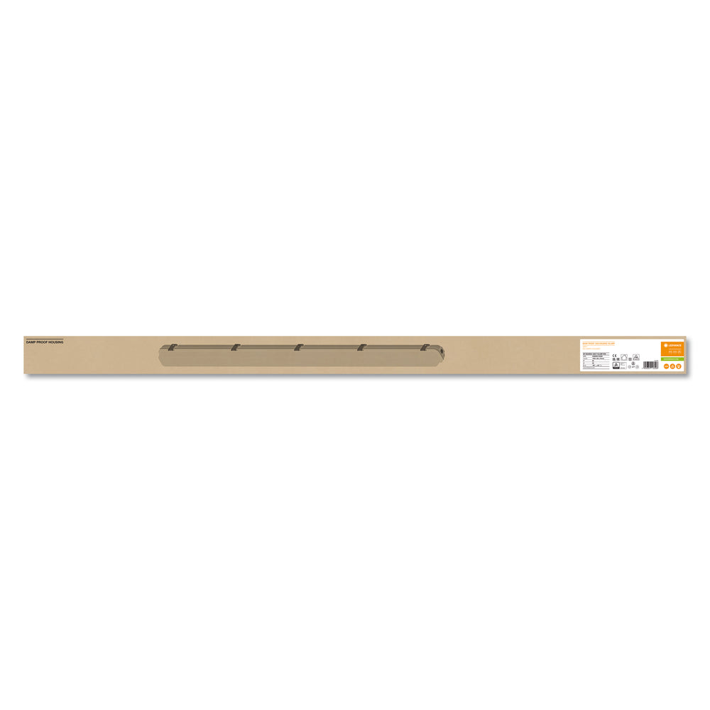 Ledvance LED Tube Fixture 120cm, IP65 Waterproof Housing, 220-240V, Matte Gold Aluminum, for Single LED Tube