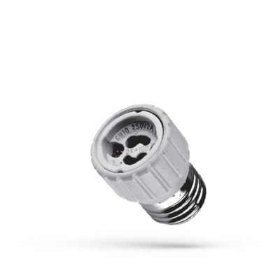Spectrum LED-adapter E27 till GU10, Vit, 230V, 2A, för inomhusbruk