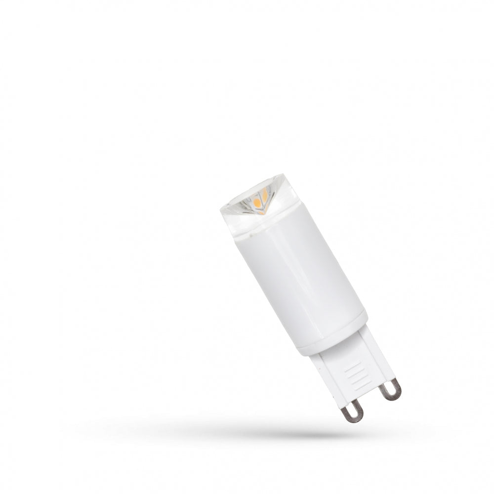 Spectrum LED-lampa G9 2.5W 230V 6000K keramisk med 210 lumen, CRI 80, ej dimbar, kallt vitt ljus och 100° vinkel