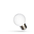 Spectrum LED-kula G45 E27 RGB-lampa, 230V, 1W, 260° vinkel, lång livslängd, 400 lumen, ej dimbar, för inomhusbruk