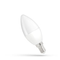 Spectrum LED-ljusstake C37 E14 8W 6000K, kallvitt, 710 lumen, 230V, 160° strålvinkel, lång livslängd, ej dimbar