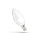 Spectrum LED-ljusstake C37 E14 8W 6000K, kallvitt, 710 lumen, 230V, 160° strålvinkel, lång livslängd, ej dimbar