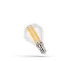 Spectrum LED Lampa G45 E14 4W Filament 4000K neutralvit 510 lumen 230V glasglob ej dimbar
