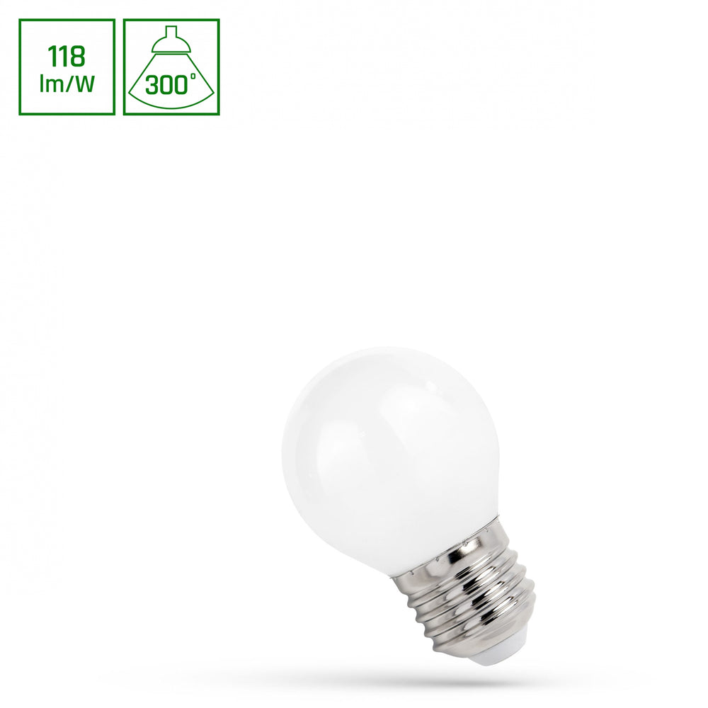 Spectrum LED-lampa P45 E27 4000K, 5.5W med 650 lumen och 300° strålningsvinkel för inomhusbruk
