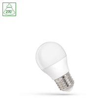 Spectrum LED-lampa G45 E27, 1W 230V, neutralvit 4000K, 90 lumen, 270° ljusstråle, IP20, 17000 timmar livslängd