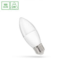 Spectrum LED-kronljuslampa C37 E27 230V 1W CW 6000K med 100 lumen kallvitt ljus och 270° ljusspridning