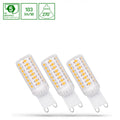 Spectrum LED G9 230V 4W varm vit dimbar 3000K med 410 lumen - energisnål och lång livslängd 3-pack