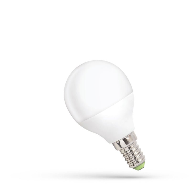 Spectrum LED-boll G45-lampa med E14-sockel 230V 4W 4000K, 340 lumen, 160° spridning, ej dimbar, IP20