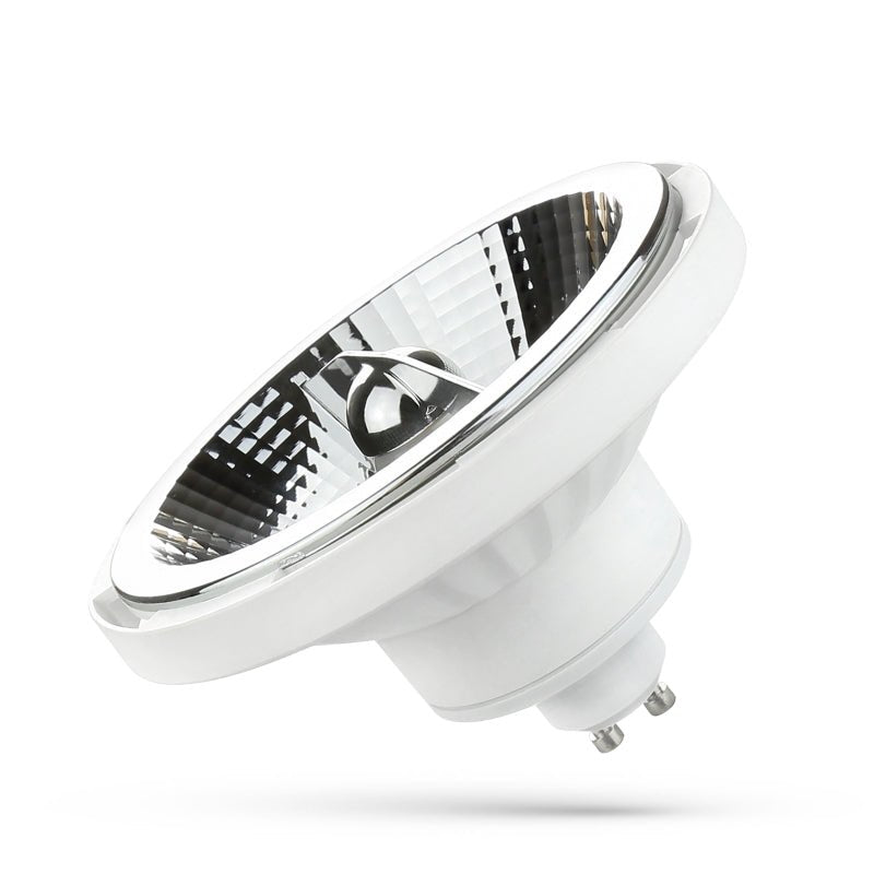 Spectrum LED AR111 gu10 12W 6000K cool white 45° angle 1100 lumens durable non-dimmable 230V 5 year warranty