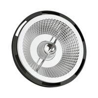 LED AR111 GU10 230V 12W COB 15° NW black spectrum lamp with 860 lumens and 4000K for intensely focused lighting
