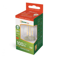 Spectrum LED bulb G45 E14 2700K 230V 1W warm white, 100 lumens, 300° beam angle, energy-saving and durable