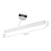 Spectrum Allday 36W LED 4000K vit lampa, 4900 lumen, 115° stråle, IP20, 112 cm, ytmontering, 2 års garanti