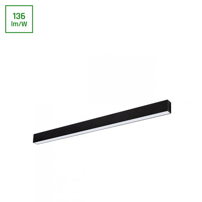 Spectrum ALLDAY GO LED takarmatur 36W 4000K 4900 lumen 230V IP20 Svart 112cm